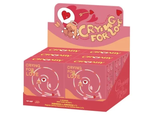Sale CryBaby Crying For Love Series Phone Charm Sealed Case (6 Blind Box) - US Pop Mart