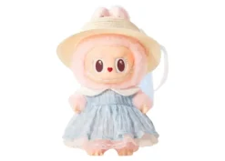 Clearance Labubu The Blue Diamon Summer Party Vinyl Plush Doll Pendant - US Pop Mart