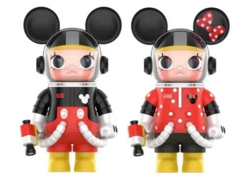 Hot Mega Space Molly Disney Mickey & Minnie Set 100% - US Pop Mart
