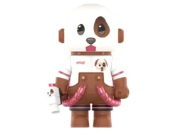 Discount Mega Space Molly x emoji Series Happy Puppy 100% - US Pop Mart
