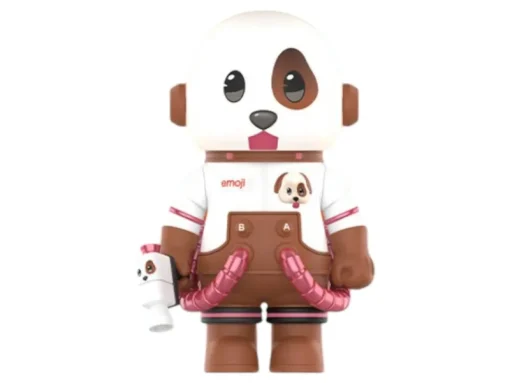 Discount Mega Space Molly x emoji Series Happy Puppy 100% - US Pop Mart