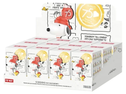 New Peanuts 75th Anniversary Snoopy Comic Life Series Figures Sealed Case (12 Blind Box) - US Pop Mart