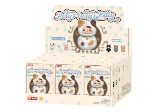 Hot PUCKY Roly-Poly Kitty Series Vinyl Plush Sealed Case (6 Blind Box) - US Pop Mart