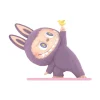 Best THE MONSTERS Labubu Lazy Yoga Series Little Bird Figure - US Pop Mart